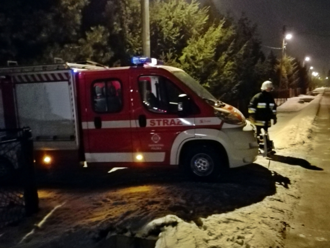 Pożar sadzy w Świerzowej Polskiej